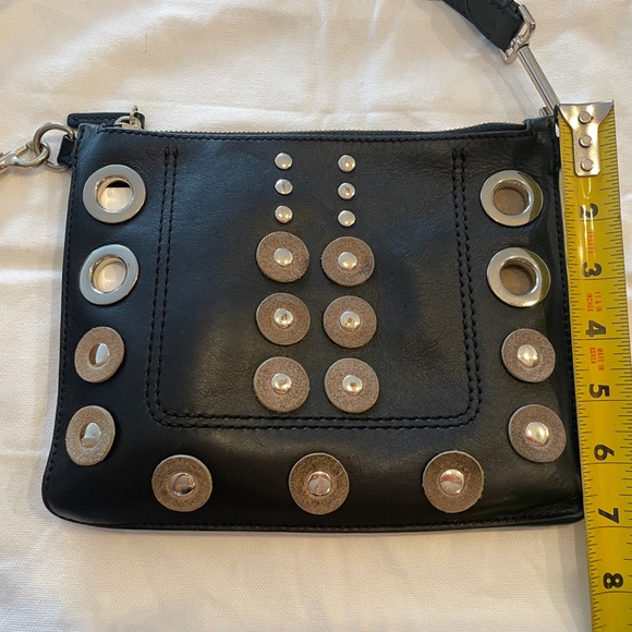 THEORY Studded Pouch In Nappa Leather crossbody bag - Picture 5 of 6